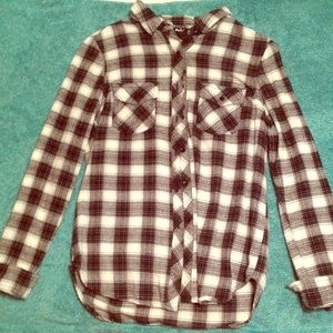 Black and white flannel