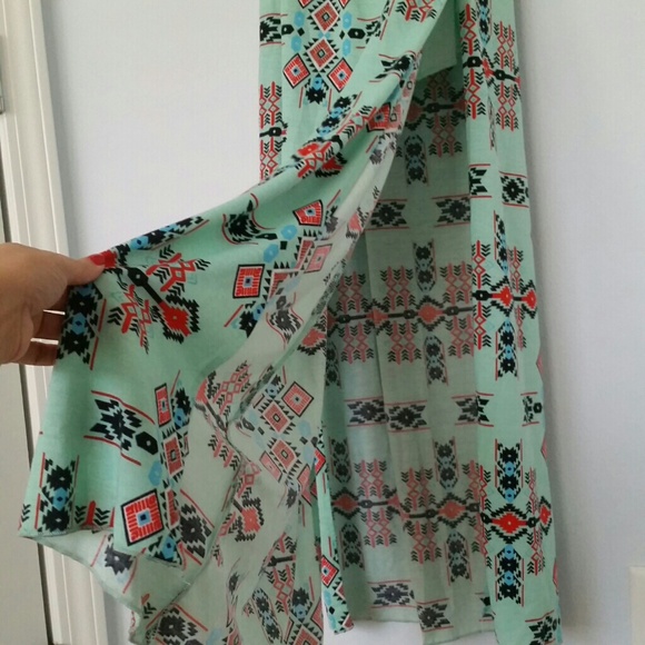 SOLD!! !NEW! Aztec Print Maxi Dress - Picture 4 of 4