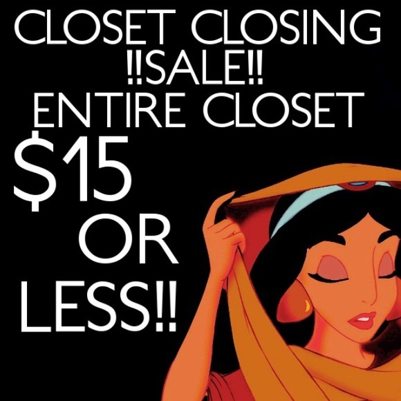 Everything $15 or less! Closet Closing Sale! - Picture 1 of 1