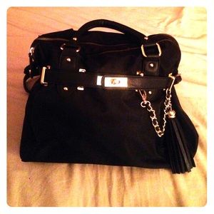 Steve Madden Bneptune Satchel Bag Black