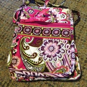 pink floral Vera Bradley purse