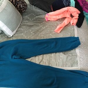 PINK blue sweatpants