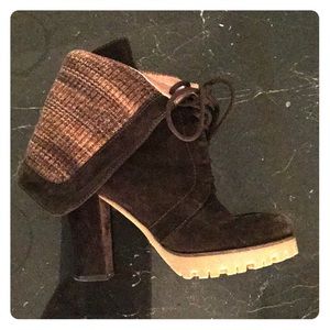 Missoni Brown Suede Booties