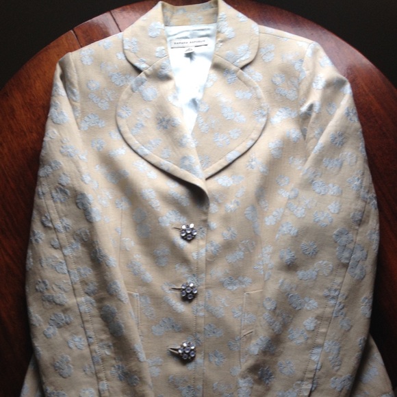 Gorgeous Banana Republic Fitted Brocade Blazer