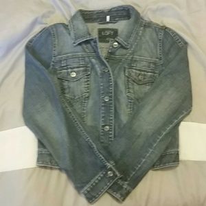 Loft Denim crop jacket