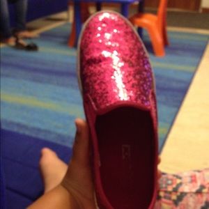 Liv and Maddie Glitter Shoes Pink