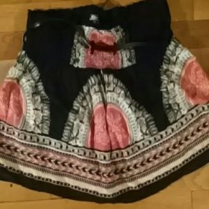 Cotton Black Summer Skirt