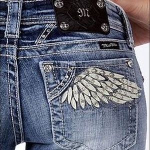 Miss me boot cut jeans size 27 EUC