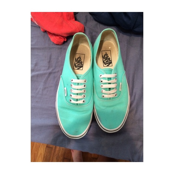 teal vans