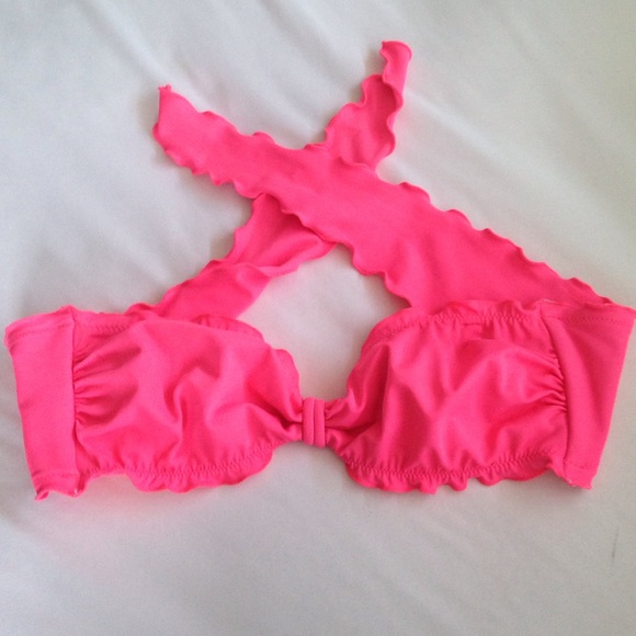 Victoria's Secret hot pink bikini top