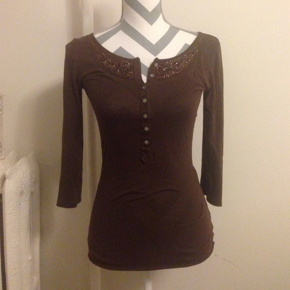 Abercrombie & Fitch 3 quarter sleeve shirt