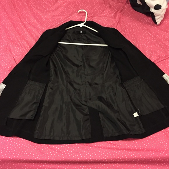 Black boyfriend fit blazer - Picture 2 of 4