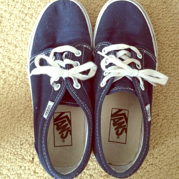 Navy Blue Vans!