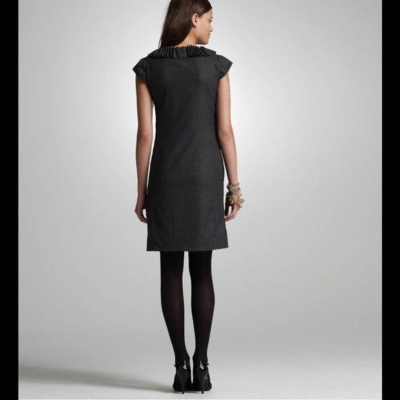 Crew Petite Wool Ribbon Ravine Dress - Picture 2 of 4