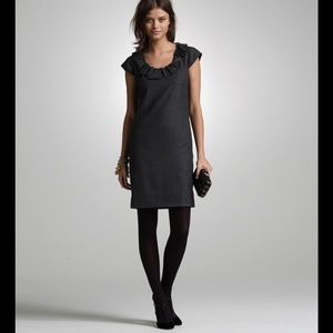 Crew Petite Wool Ribbon Ravine Dress
