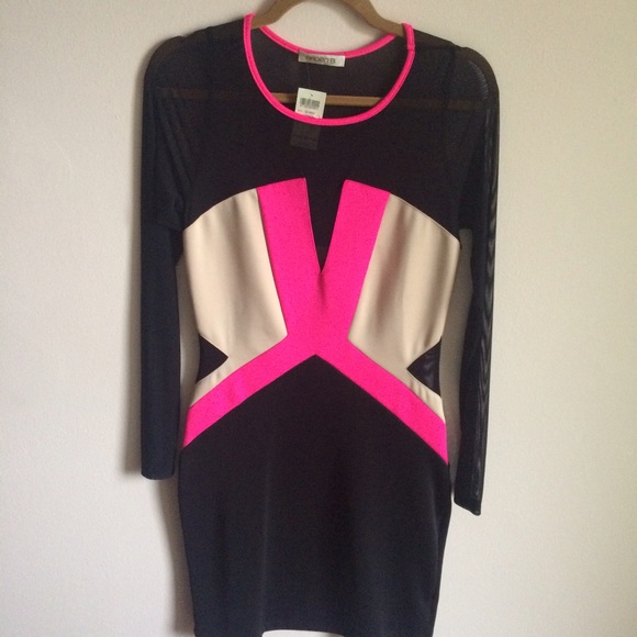 Arden B Dresses & Skirts - SOLD. Arden B cutout mesh sexy dress NWT