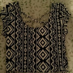 Aztec crop top