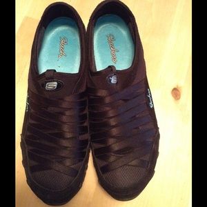 Black slip on's. Size 11