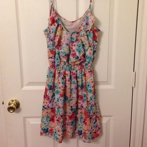 Colorful floral dress