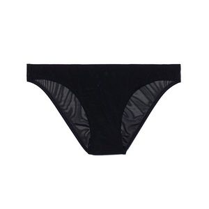 PINK - Black Mesh Bikini Panty