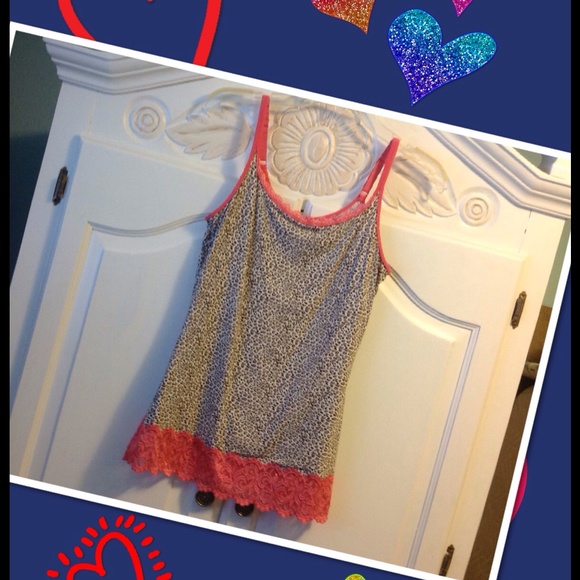 Animal Print camisole. Worn one time.
