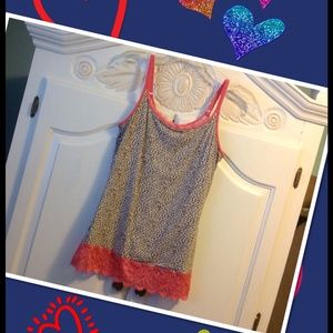 Animal Print camisole. Worn one time.