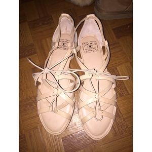 Lucky Brand strappy tie-up sandals