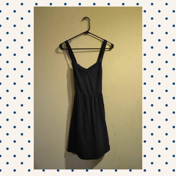 dark blue sun dress