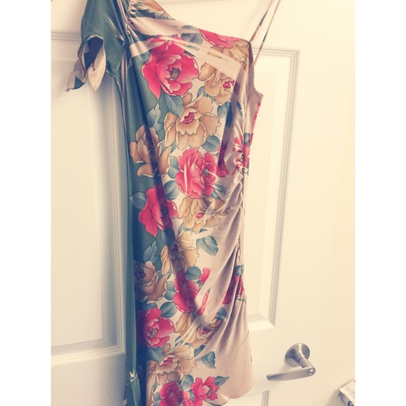 Rose pattern dress