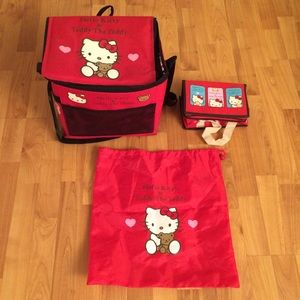 Soccer bag, large soft cooler, small soft cooler