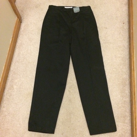 NWT Geoffrey Beene Black Slacks Size 4 Regular