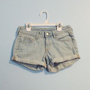 H&M Light Wash Denim Shorts