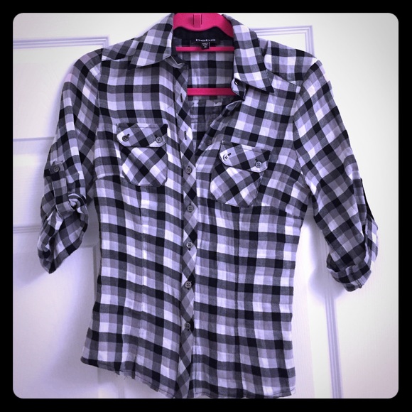 Bebe flannel top