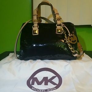 Medium Black sequin Michael Kors Grayson