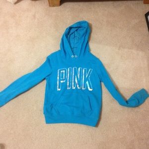 Blue PINK VS hoodie size- XS