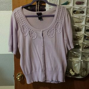 Lavender cardigan