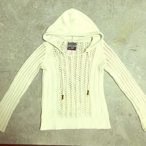 American eagle woven beach sweater