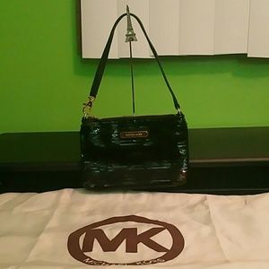 Black sequin Michael Kors wristlet
