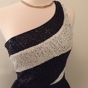 As U Wish Dresses - Dress! π1 shoulder sequins top flirty bottom π As U Wish Dresses - Dress! π1 shoulder sequins top flirty bottom π