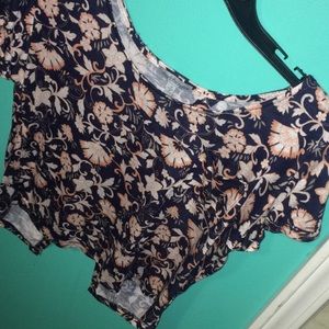 Floral crop top