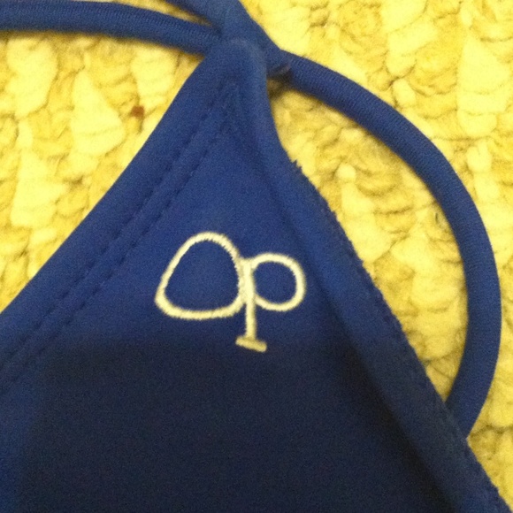 Blue String Bikini Top - Picture 2 of 2