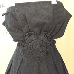 Romeo & Juliet Couture Dresses - Denim strapless bubble mini dress π Sz M Romeo & Juliet Couture Dresses - Denim strapless bubble mini dress π Sz M