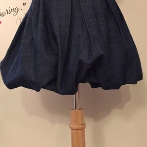 Romeo & Juliet Couture Dresses - Denim strapless bubble mini dress π Sz M Romeo & Juliet Couture Dresses - Denim strapless bubble mini dress π Sz M