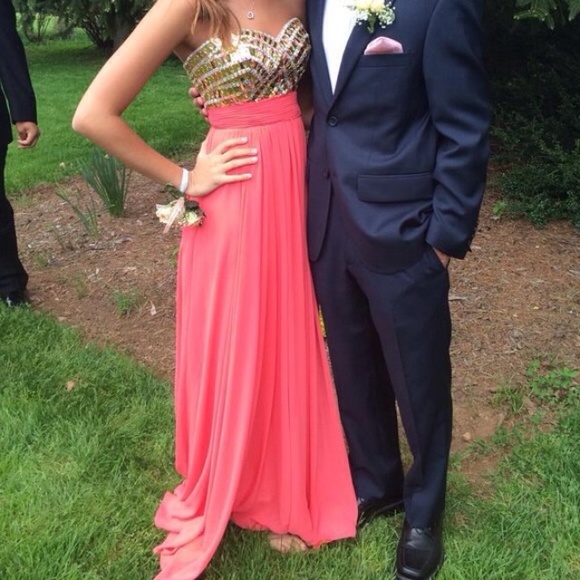 Pink (coral)Prom dress
