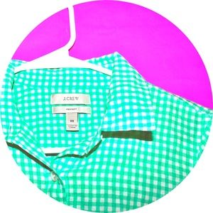 J. Crew Button Up Perfect Fit Gingham