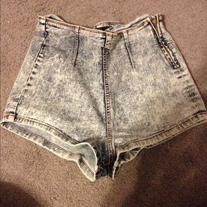 High waisted shorts