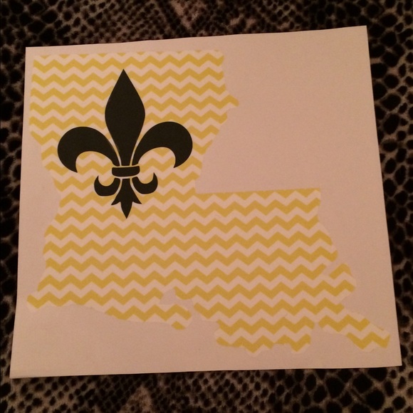 SOLD on mercari Louisiana fleur de Lis Decal!