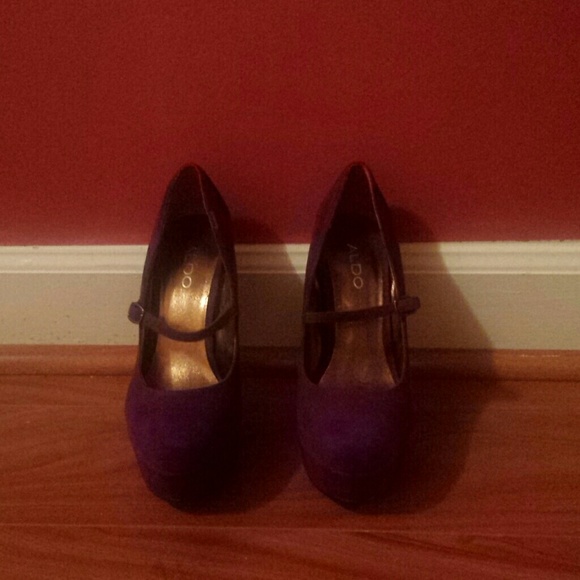 Purple Mary Jane Heels