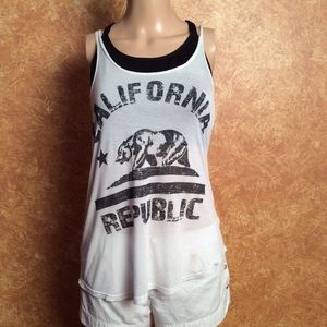 New California Graphic Top