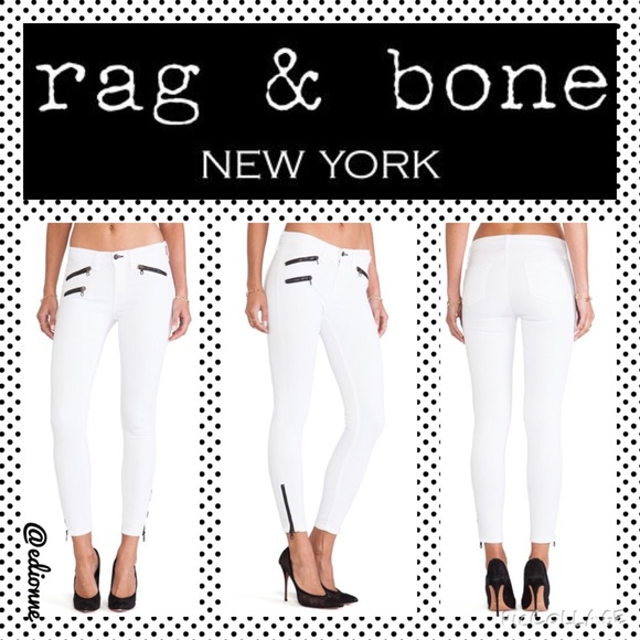 BUNDLED @deadflowers NWT Rag & Bone RBW 23 White - Picture 1 of 4
